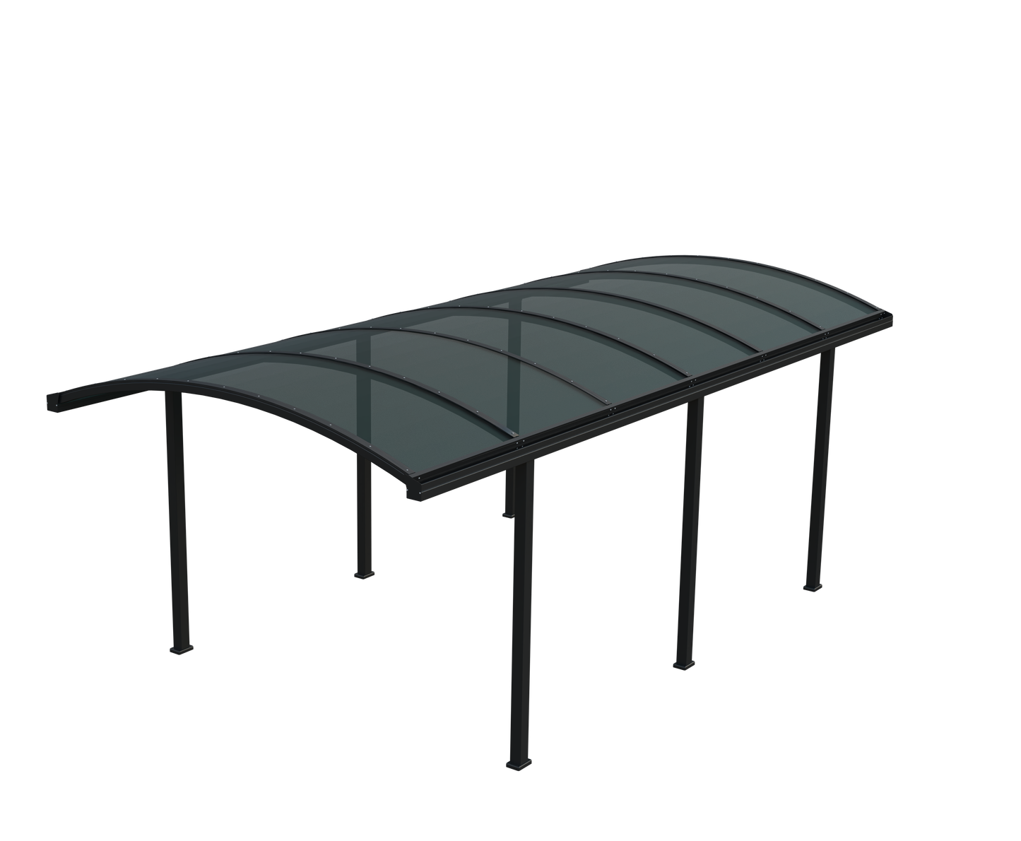 CARPORT CURVO ISCHIA AUTOPORTANTE