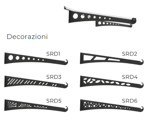 PENSILINA SAN REMY 6 DECORAZIONI A SCELTA